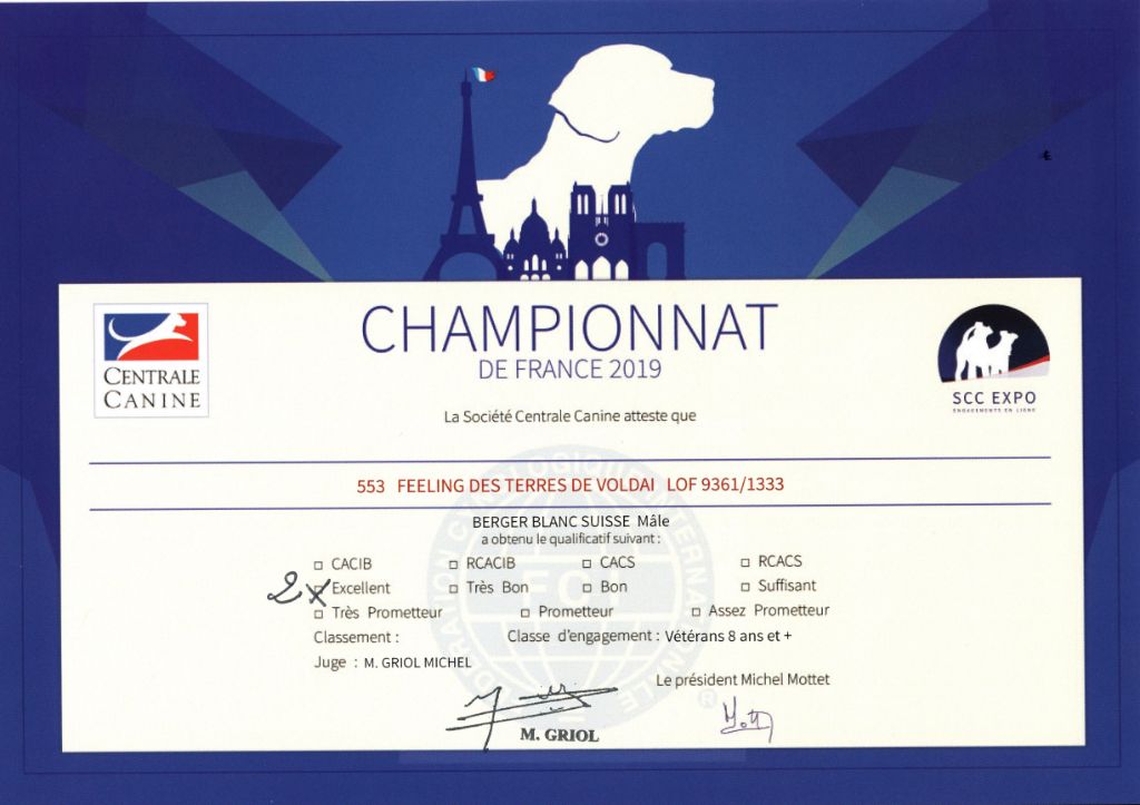 Du Diamant De Sancy - Championnat de France 2019